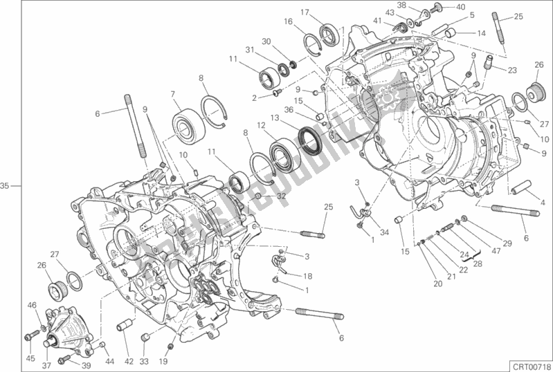 Wszystkie części do 010 - Para Pó? Korb Ducati Superbike 1299 ABS Brasil 2016